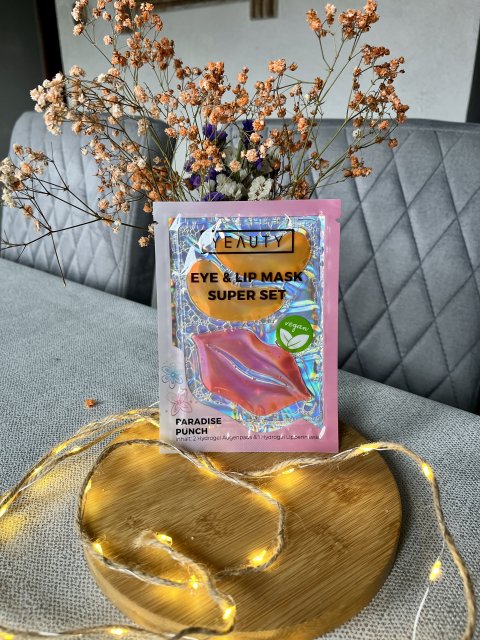 Yeauty Super Set, Płatki pod oczy i maska na usta, Paradise Punch 