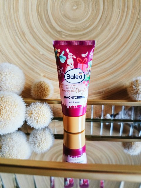 Balea Krem do twarzy, May Your Days Be Merry And Bright, Na noc, Z olejkiem arganowym