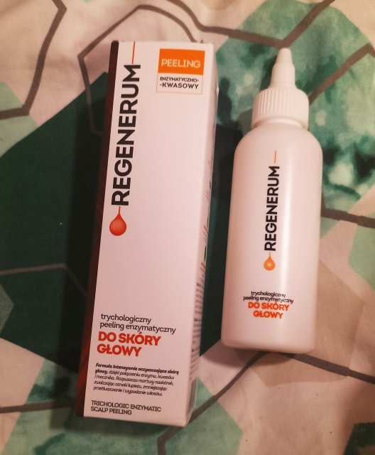 Regenerum Trychologiczny peeling do skóry głowy, Enzymatyczno-kwasowy