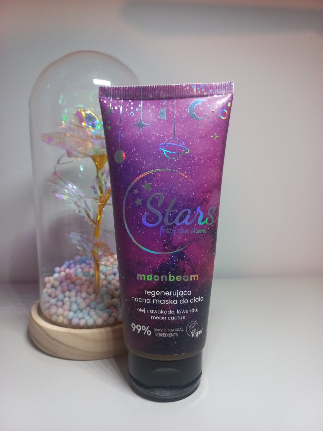 Stars from the stars Maska do ciała, Moonbeam, Regenerująca, Nocna, Olej z awokado, lawenda, moon cactus