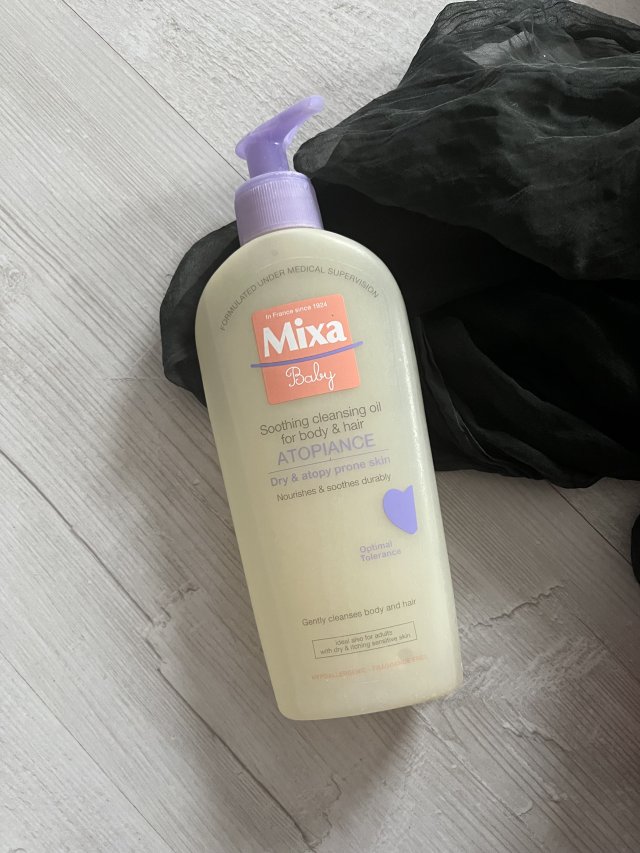 Mixa Baby, Olejek do mycia ciała i włosów, Atopiance, Skóra sucha i atopowa
