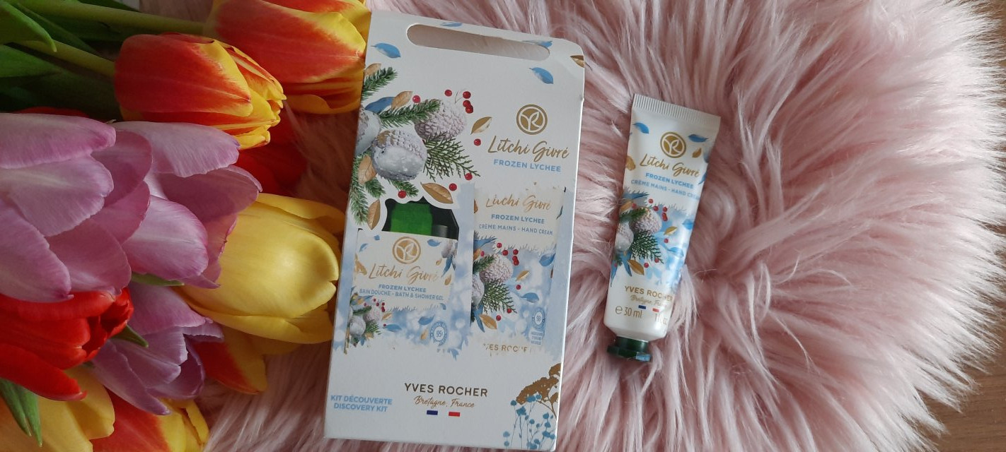 Yves Rocher Krem do rąk, Mroźne liczi, Frozen Lychee, Edycja Świąteczna