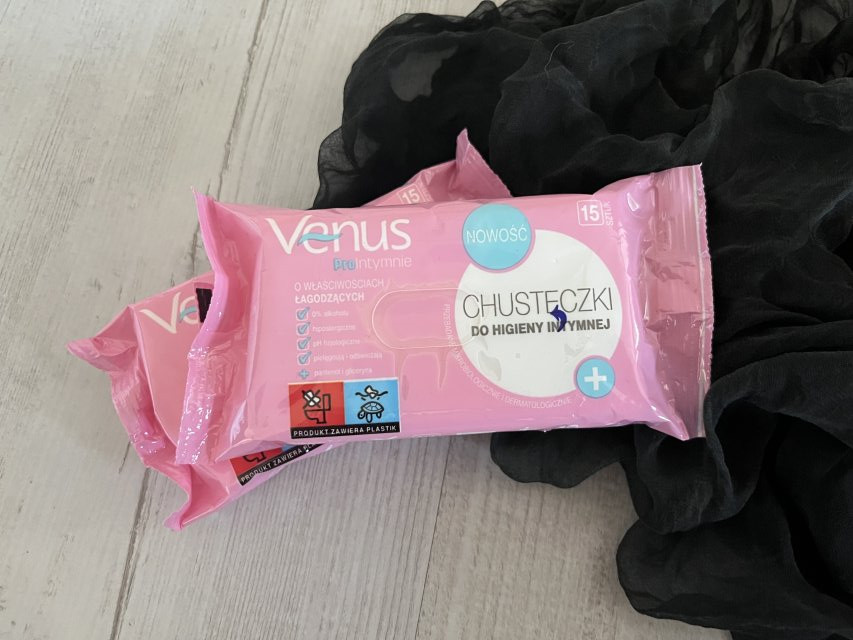 Venus Pro Intymnie, Chusteczki do higieny intymnej, O właściwościach łagodzących