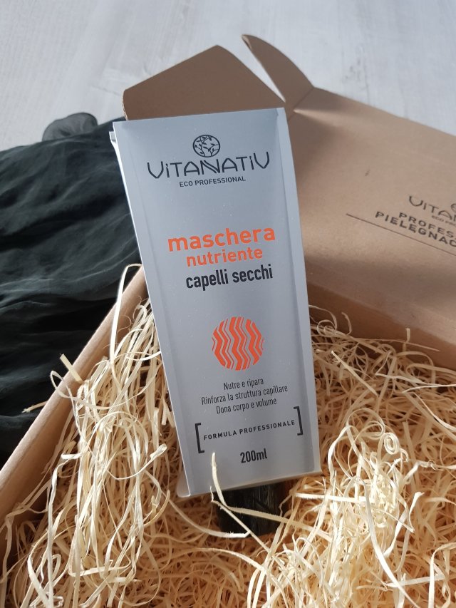 Vitanativ Maska do włosów, Maschera Capelli Secchi, Do włosów suchych 