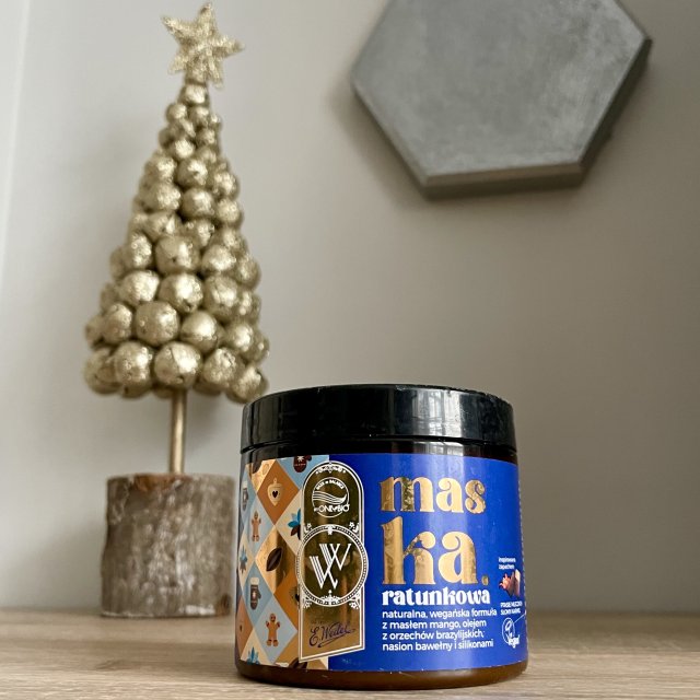 Maskę Ratunkową SOS – Ptasie Mleczko Słony Karmel.