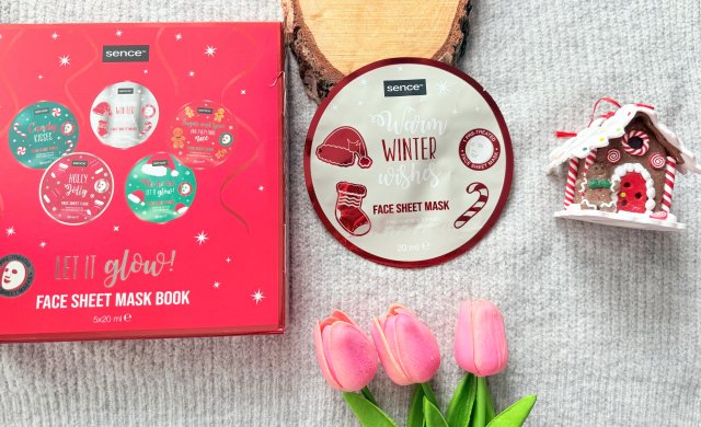sence beauty Maseczka do twarzy w płacie, Warm Winter Wishes, Deep Cleansing Formula, Warm Vanilla Scent