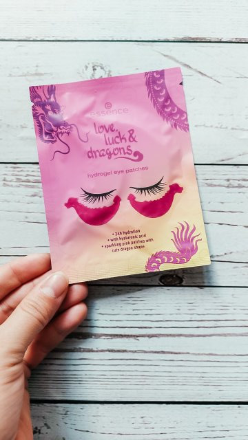 Essence Płatki pod oczy, Hydrożelowe, Love, Luck & Dragons
