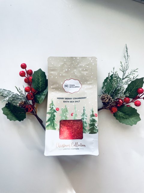 Stara Mydlarnia Sól do kąpieli, Merry Berry Craberry, Christmas Collection