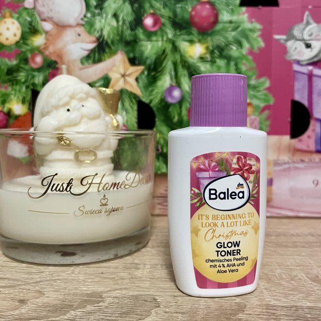 Balea Glow toner, Tonik, Złuszczający, Z kwasami AHA, It's Beginning To Look A Lot Like Christmas 