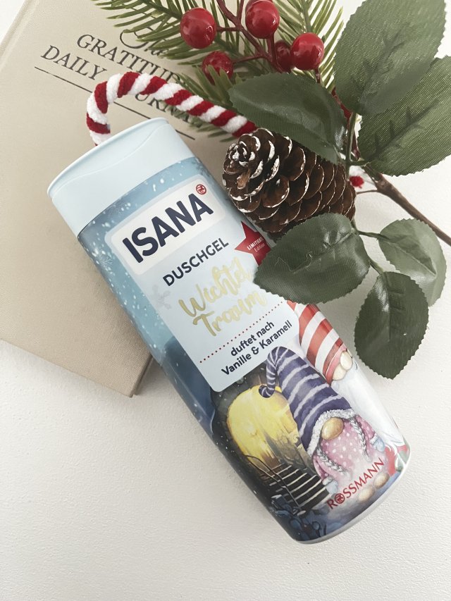 Isana Żel pod prysznic, Zimowy, Wanilia i karmel
