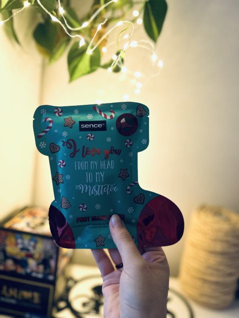 Sence Essentials Maska do stóp, I Love You From My Head To My Mistletoe 