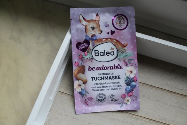 Balea Maseczka do twarzy w płacie, Be Adorable