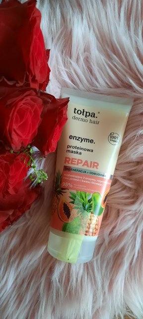 Tołpa Enzyme, Proteinowa maska do włosów, regeneracja+odbudowa