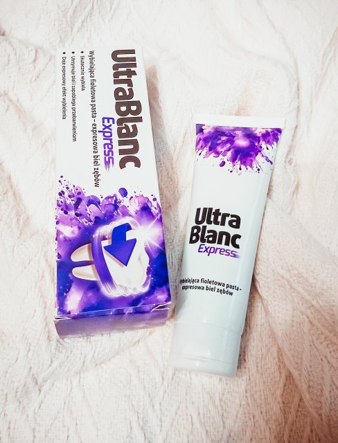UltraBlanc Pasta do zębów, Express, Wybielająca, Fioletowa