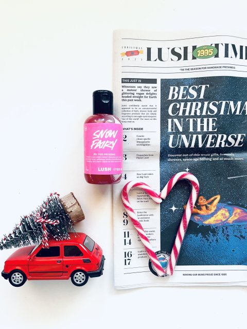 LUSH Żel pod prysznic, Snow Fairy