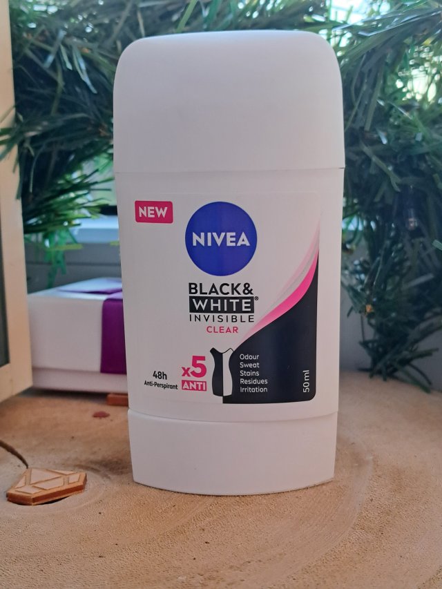 Nivea Antyperspirant w sztyfcie, Black & White, Invisible Clear