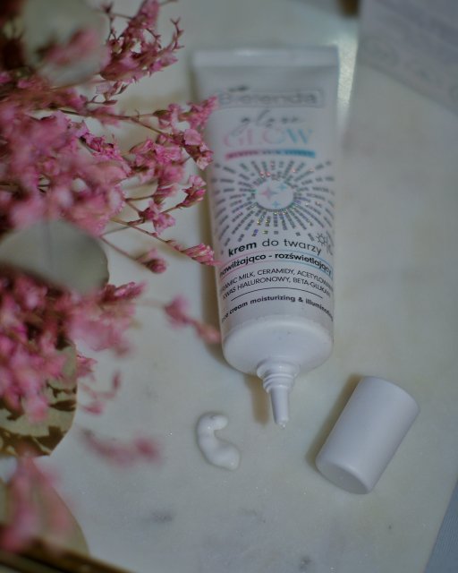 Bielenda Glaze & Glow, Glazed Skin Effect, Krem do twarzy, Nawilżająco-rozświetlający