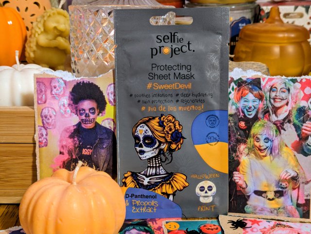 Maseczka selfie project halloween 