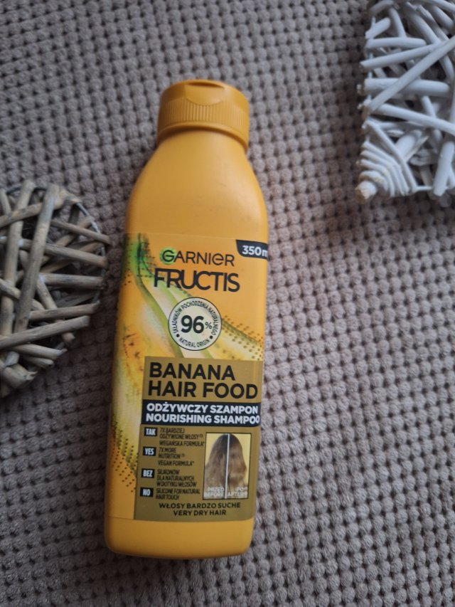 Garnier Fructis, Hair Food, Szampon do włosów, Banan