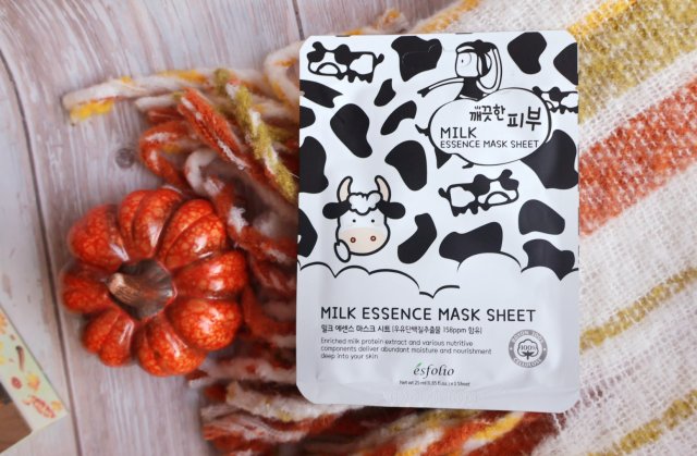 ésfolio Maska do twarzy w płacie, Milk Essence Mask