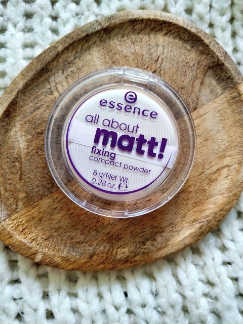 Essence All about matt!, Fixing compact powder, Matujący puder w kompakcie