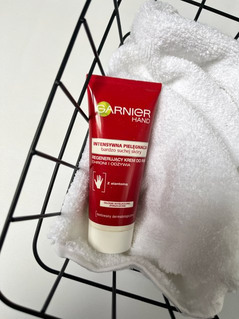 Garnier Hand, Krem do rąk, Intensywna pielęgnacja bardzo suchej skóry, Z alantoiną