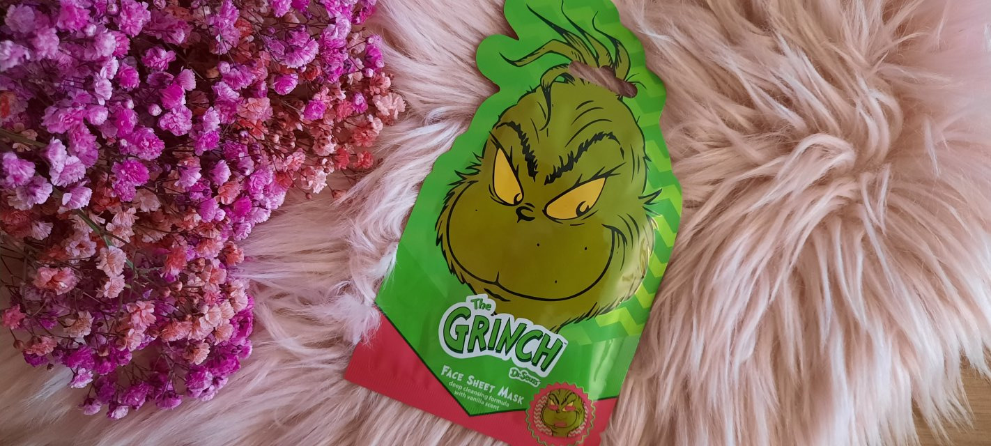 Topbrands Europe B.V. Grinch, Maseczka do twarzy w płacie, Głęboko oczyszczająca, Wanilia
