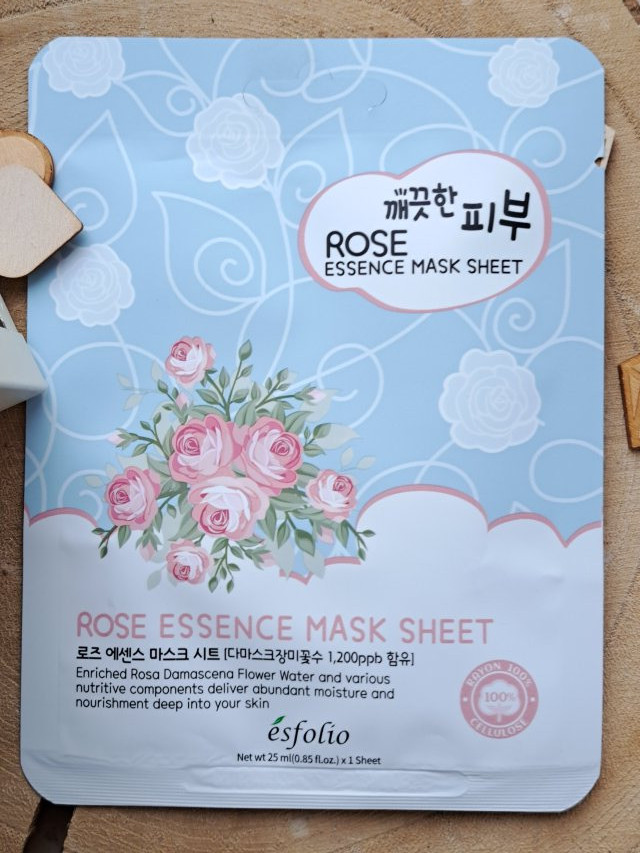 ésfolio Maska do twarzy w płachcie, Rose Essence, Kojąca