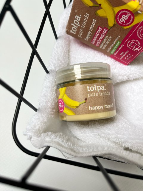Tołpa Pure Trends, Happy Mood, Krem-suflet do twarzy, Witalizujący, Bananowe odżywienie