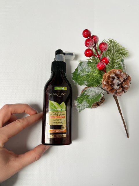 Marion Botanical, Wcierka do skóry głowy, Czarna rzepa, Włosy przetłuszczające się