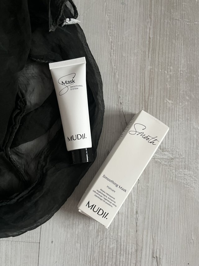 Mudii Maska do włosów, Smoothing Mask, Intensywnie wygładzająca