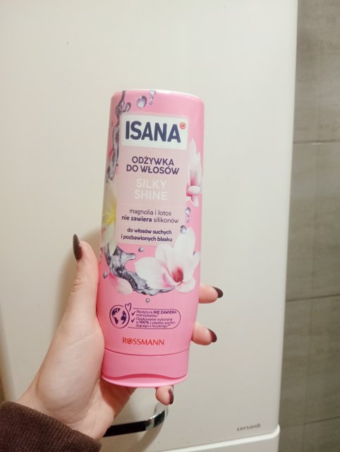 Isana Odżywka do włosów, Silky Gloss, Magnolia i lotos