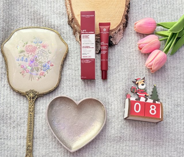 Yves Rocher Lift Pro-Collagene, Przeciwzmarszczkowy krem niwelujący worki pod oczami  