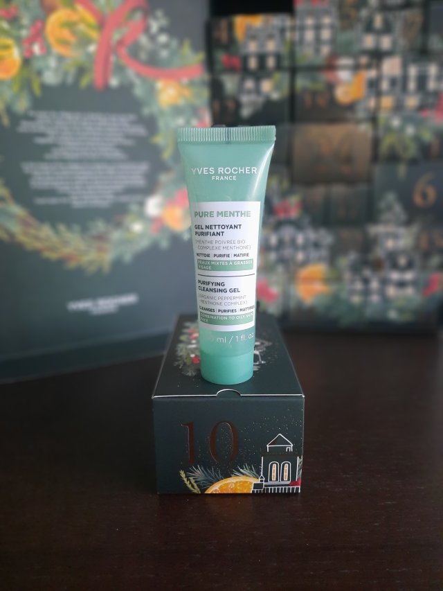 Yves Rocher Pure Menthe, Żel do mycia twarzy, Oczyszczający, Z miętą pieprzową