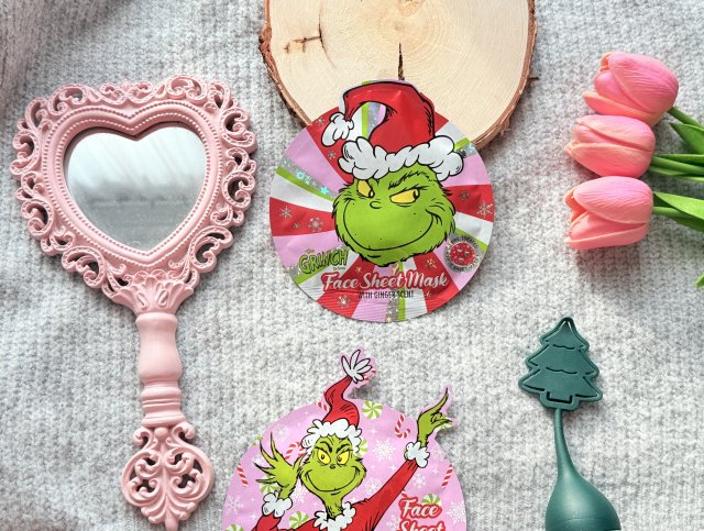 Topbrands Europe B.V. The Grinch, Maska do twarzy w płacie, Nawilżająca, Imbir