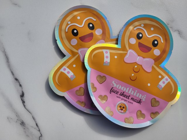 Maxbrands Marketing B.V. Face Sheet Mask, Maseczka do twarzy w płacie, Soothing, Ciastek