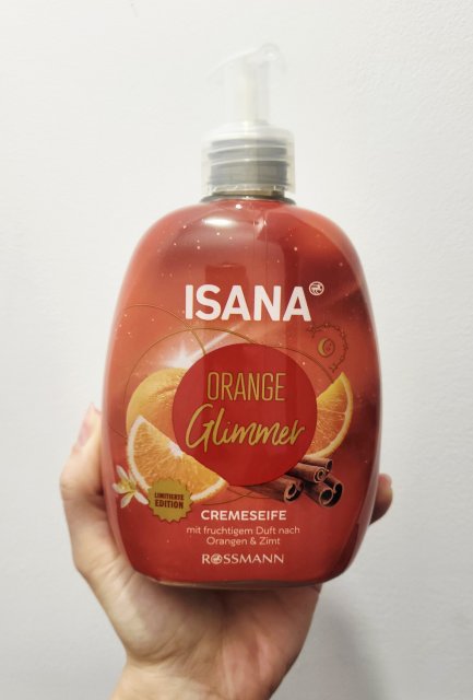 Isana Mydło do rąk w płynie, Orange Glimmer