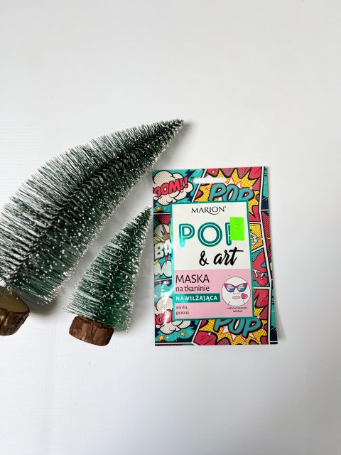 Marion Pop & Art, Maska na tkaninie, Nawilżająca