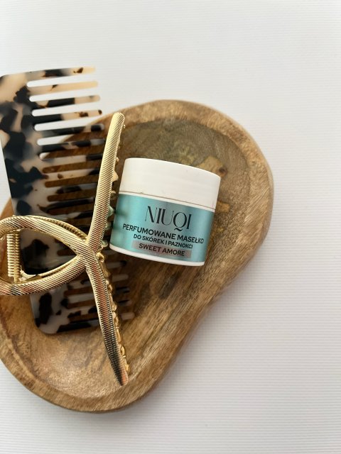 NIUQI Masełko do skórek i paznokci, Perfumowane, Sweet Amore