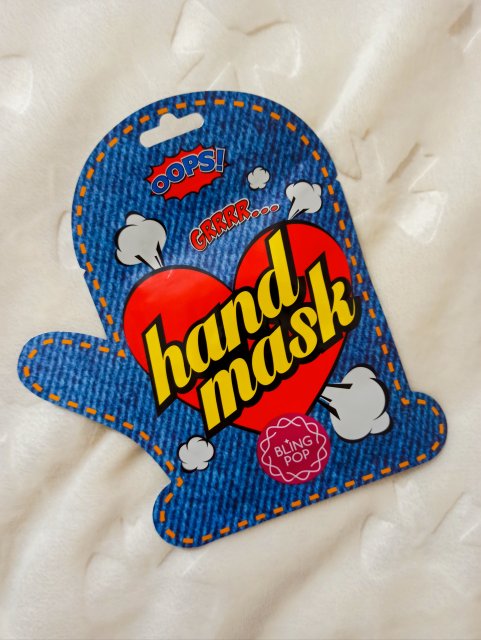 BLING POP Maska do rąk, Regenerująca, Z masłem shea