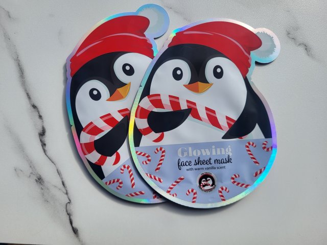 Maxbrands Marketing B.V. Face Sheet Mask, Maseczka do twarzy w płacie, Glowing, Pingwinek
