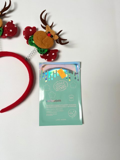 FaceBoom Plastry-kwiatki na niedoskonałości, Seboom, Oczyszczające, Cera tłusta/mieszana