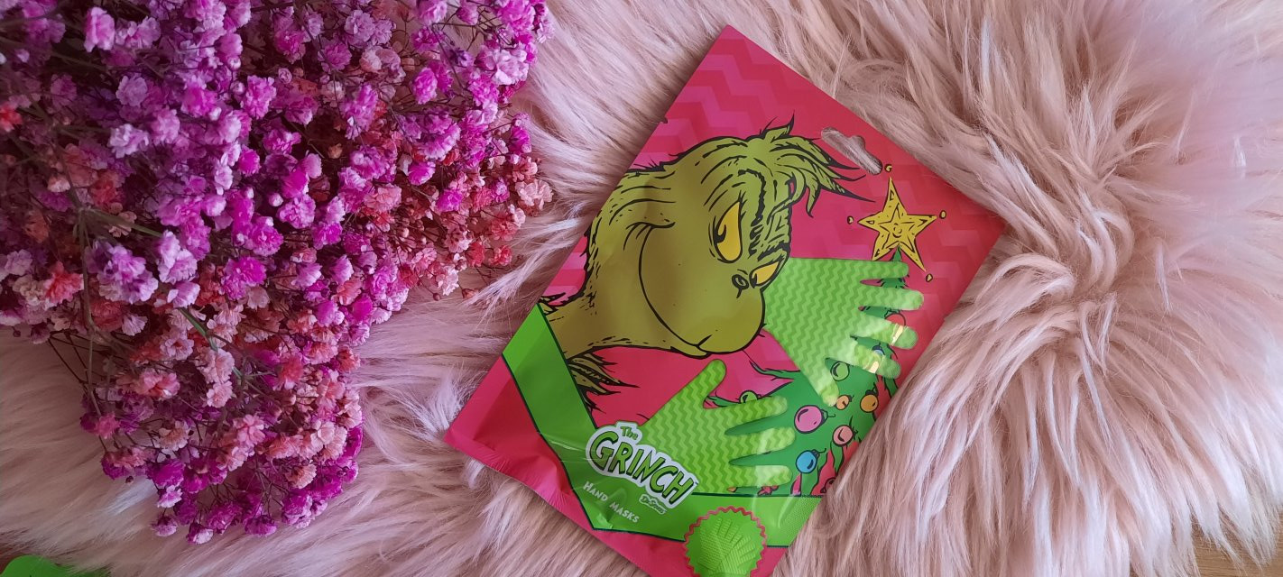 Topbrands Europe B.V. The Grinch, Maska do dłoni, w formie rękawiczek, Formuła nawilżająca 