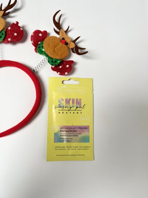 Bielenda Skin Restart, Sensory Peel, Peeling do twarzy, Wygładzający, Enzymatyczny, Odświeżający skórę