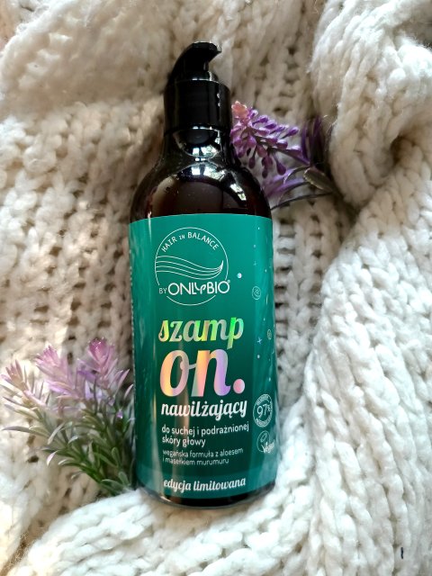 OnlyBio Hair in Balance, Szampon do włosów, Nawilżający, Do suchej i podrażnionej skóry głowy, Słodkie Kiwi, Edycja Limitowana 