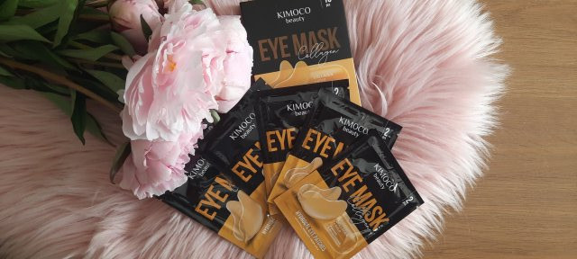 Kimoco Beauty Płatki pod oczy, Hydrożelowe, Collagen & Gold, Ujędrniająco-rozświetlające