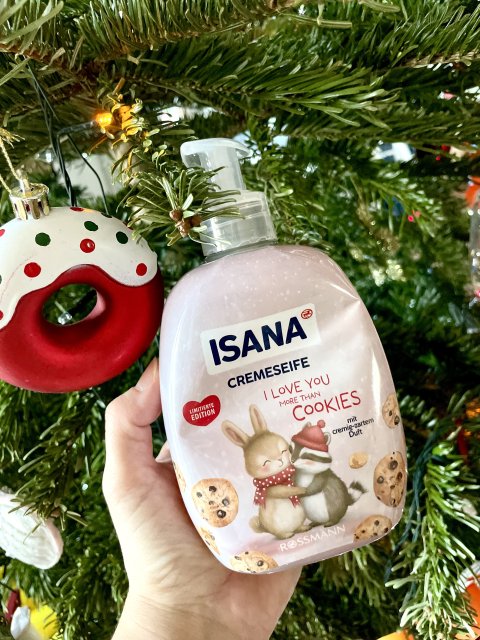 Isana Mydło w płynie do rąk I Love You More than Cookies 